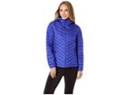 Mountain Hardwear Micro Ratio Hooded Down Jacket (blue Print) Women's Coat