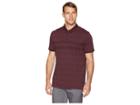 Nike Golf Zonal Cooling Stripe Polo (burgundy Crush/black) Men's Clothing