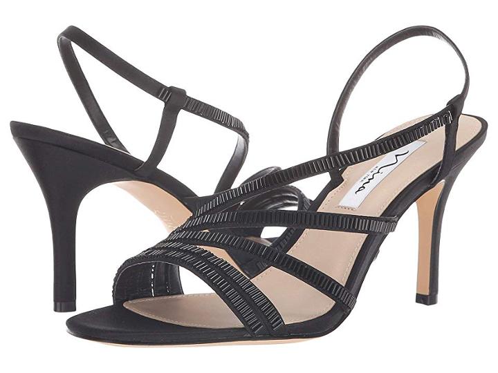 Nina Amani (black Satin) Women's Shoes