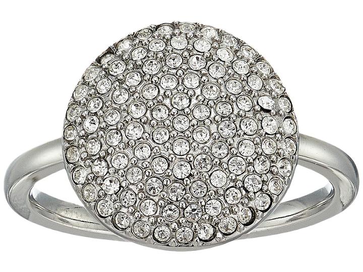 Michael Kors Pave Disk Ring (silver) Ring