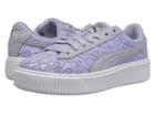 Puma Basket Platform Fo (icelandic Blue/icelandic Blue) Women's Shoes