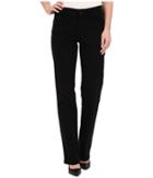Nydj Hayley Straight In Black (black) Women's Jeans