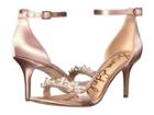Sam Edelman Platt (shell Pink Crystal Satin) Women's Sandals