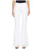 Love Moschino Denim Fringe Flare Jeans (white) Women's Jeans