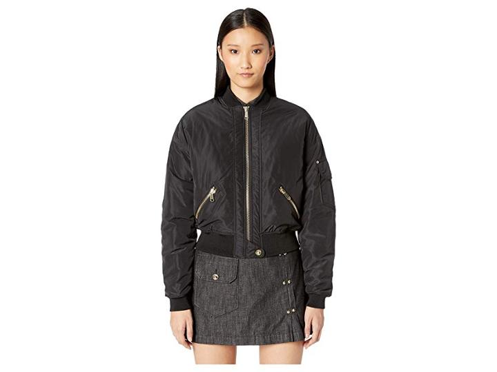 Versace Jeans Quilted Jacket (nero) Women's Coat