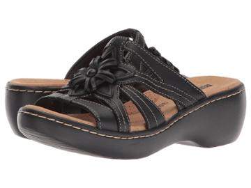 Clarks Delana Venna (black Leather) Women's Shoes