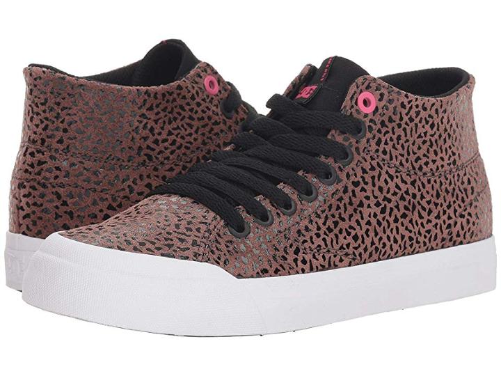 Dc Evan Hi Zero Se (cheetah Print) Women's Skate Shoes