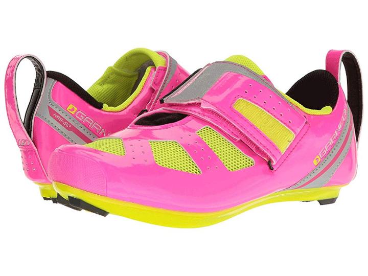 Louis Garneau Tri X-speed Iii (pink Glow/bright Yellow) Women's Running Shoes