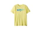 Quiksilver Kids Rough Type Tee (big Kids) (limelight) Boy's T Shirt