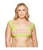 Sports Illustrated Plus Size Juice Is Loose Underbust Bikini Top (lemon) Women's Swimwear