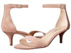 Nine West Leisa Heel Sandal (natural Suede) Women's Shoes