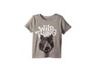 Life Is Good Kids Wild Thing Bear Crusher (toddler) (heather Gray) Kid's T Shirt