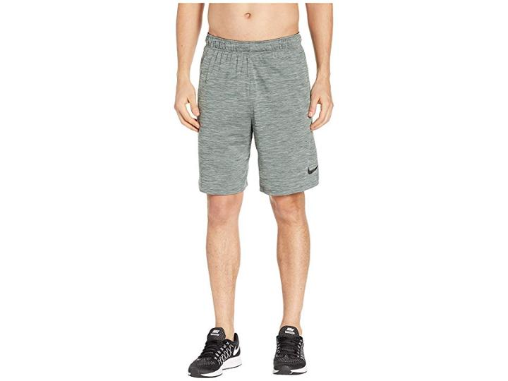 Nike Dri-fit Heathered 9 Training Short (mineral Spruce/black) Men's Shorts