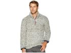 True Grit Frosty Tipped Pile 1/4 Zip Pullover (charcoal) Men's Clothing