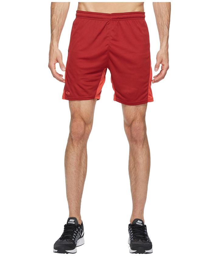 Outdoor Research Pronto Shorts (redwood/hot Sauce) Men's Shorts