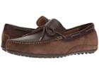 Florsheim Oval Tie Driver (mushroom Suede/brown Smooth) Men's Lace Up Casual Shoes