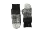 Calvin Klein Ombre Knit Infinity Mittens (black) Extreme Cold Weather Gloves