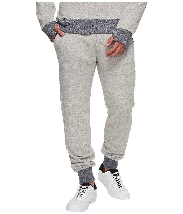 Scotch & Soda Club Nomade Sweatpants With Zip Pocket Details (grey Melange) Men's Casual Pants