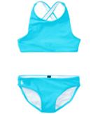 Polo Ralph Lauren Kids Solid Two-piece Swimsuit (toddler) (blaze Blue) Girl's Swimwear Sets