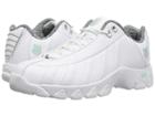 K-swiss St329 Cmf (white/brooke Green) Women's Lace Up Casual Shoes