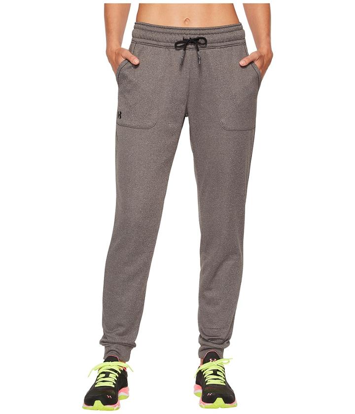Under Armour Ua Storm Armour Fleece(r) Lightweight Twist Jogger (carbon Heather/black/black) Women's Casual Pants