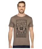 Cinch Short Sleeve Jersey Tee (heather Brown) Men's T Shirt