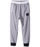 Adidas Originals Kids Equipment Drop Crotch Pants (little Kids/big Kids) (medium Grey Heather/black) Boy's Casual Pants