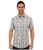 Royal Robbins Shasta Plaid Short Sleeve Shirt (light Pewter) Men's Short Sleeve Button Up
