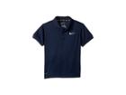 Nike Kids Dri-fittm Short Sleeve Polo (toddler/little Kids) (obsidian) Boy's Short Sleeve Pullover