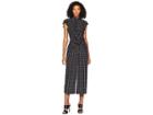 Rebecca Taylor Sleeveless Plaid Silk Jumpsuit (black) Women's Jumpsuit & Rompers One Piece