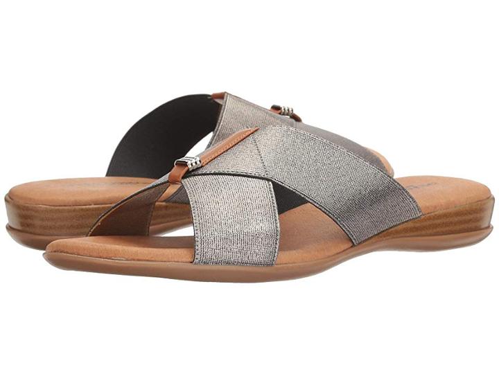 Andre Assous Nani (pewter Elastic) Women's Sandals