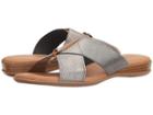 Andre Assous Nani (pewter Elastic) Women's Sandals
