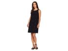 American Rose Thea Sleeveless Dress With Pearls (black) Women's Dress