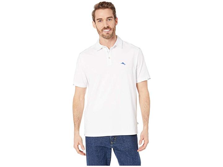 Tommy Bahama Tropicool Spectator Top (bright White) Men's Clothing