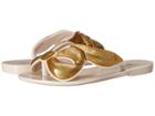 Mini Melissa Mel Harmonic Maxi Bow (little Kid) (beige/gold) Girl's Shoes
