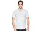 Vissla Connection Woven Top (blue Wash) Men's Short Sleeve Button Up