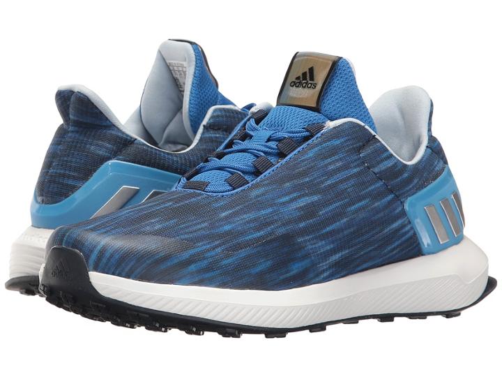 Adidas Kids Rapidarun Uncaged (little Kid/big Kid) (blue/collegiate Navy/easy Blue) Boys Shoes