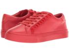 Tory Sport Ruffle Sneaker (red/red/red) Women's Shoes