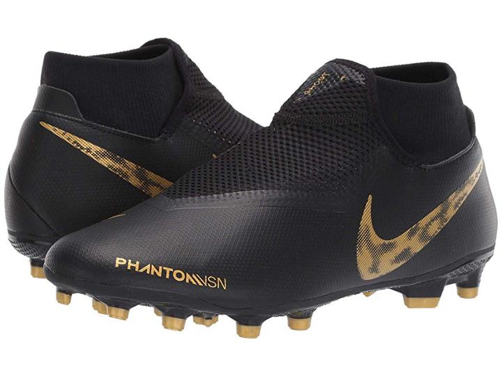 Nike Phantom Vsn Academy Df Mg (black/metallic Vivid Gold) Men's Soccer Shoes