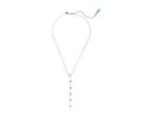 Rebecca Minkoff Floating Triangles Y-necklace (blue Multi/gold) Necklace