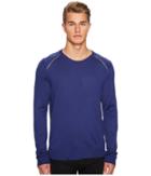 Just Cavalli Zipper Detail Sweater (spectrum Blue) Men's Sweater