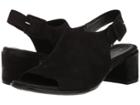 Ecco Shape 35 Block Slingback (black Calf Nubuck) Women's Sling Back Shoes