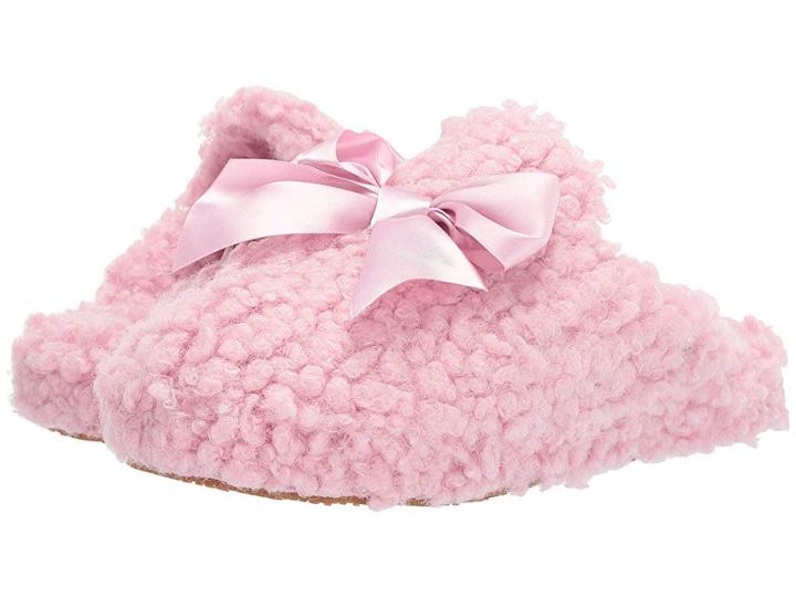 Ugg Kids Addison Slipper (little Kid/big Kid) (cameo Pink) Girls Shoes