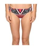 Kenneth Cole Without Borders Tab Hipster (lipstick) Women's Swimwear