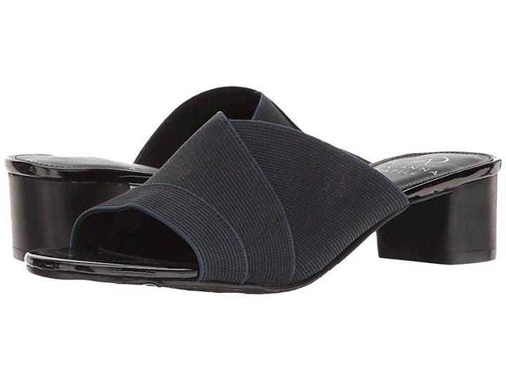 Adrianna Papell Theresa (navy Waldo Stretch) Women's Sandals