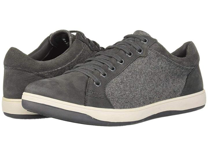 Hush Puppies Tygo Commissioner (dark Grey Nubuck/wool) Men's Lace Up Casual Shoes