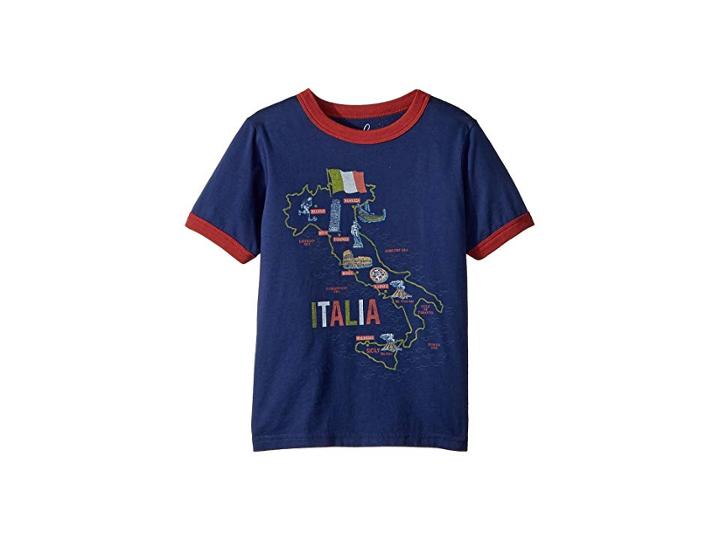 Peek Italia Tee (toddler/little Kids/big Kids) (navy) Boy's T Shirt