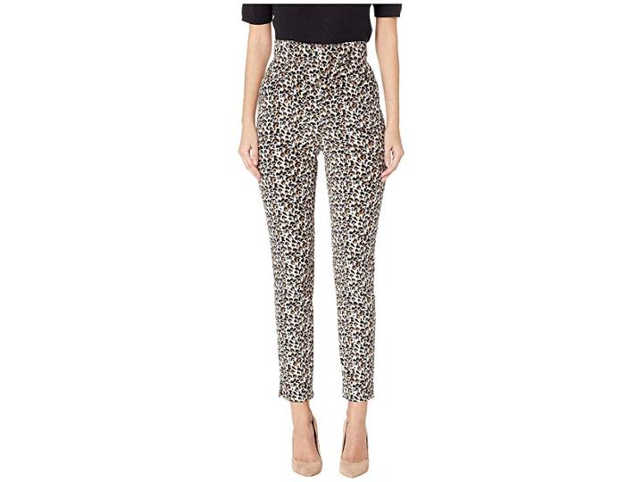 Rebecca Taylor Leopard Velvet Pants (caramel Combo) Women's Casual Pants