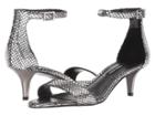 Nine West Leisa Heel Sandal (silver Metallic 2) Women's Shoes