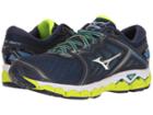 Mizuno Wave Sky (peacoat/silver/safety Yellow) Men's Running Shoes